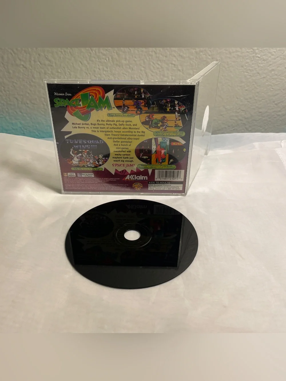 NO MANUAL Space Jam (Sony PlayStation 1, 1997) PS1 Tested & Works VideoGame